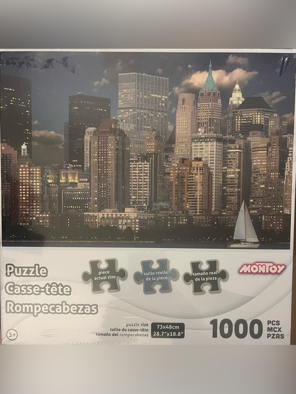 New York City Skyline 1000 Piece Jigsaw Puzzle